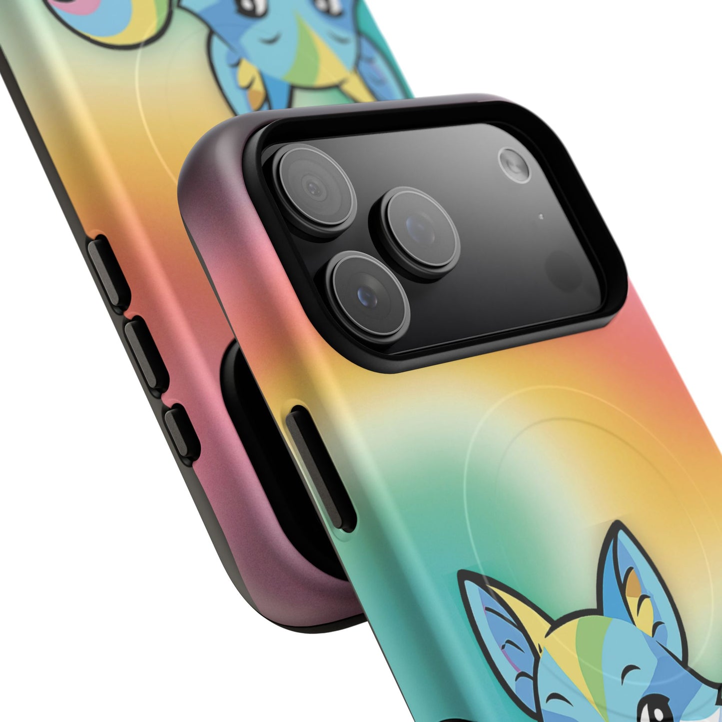 "queer as a fox" – queer pride fox magsafe® iphone case