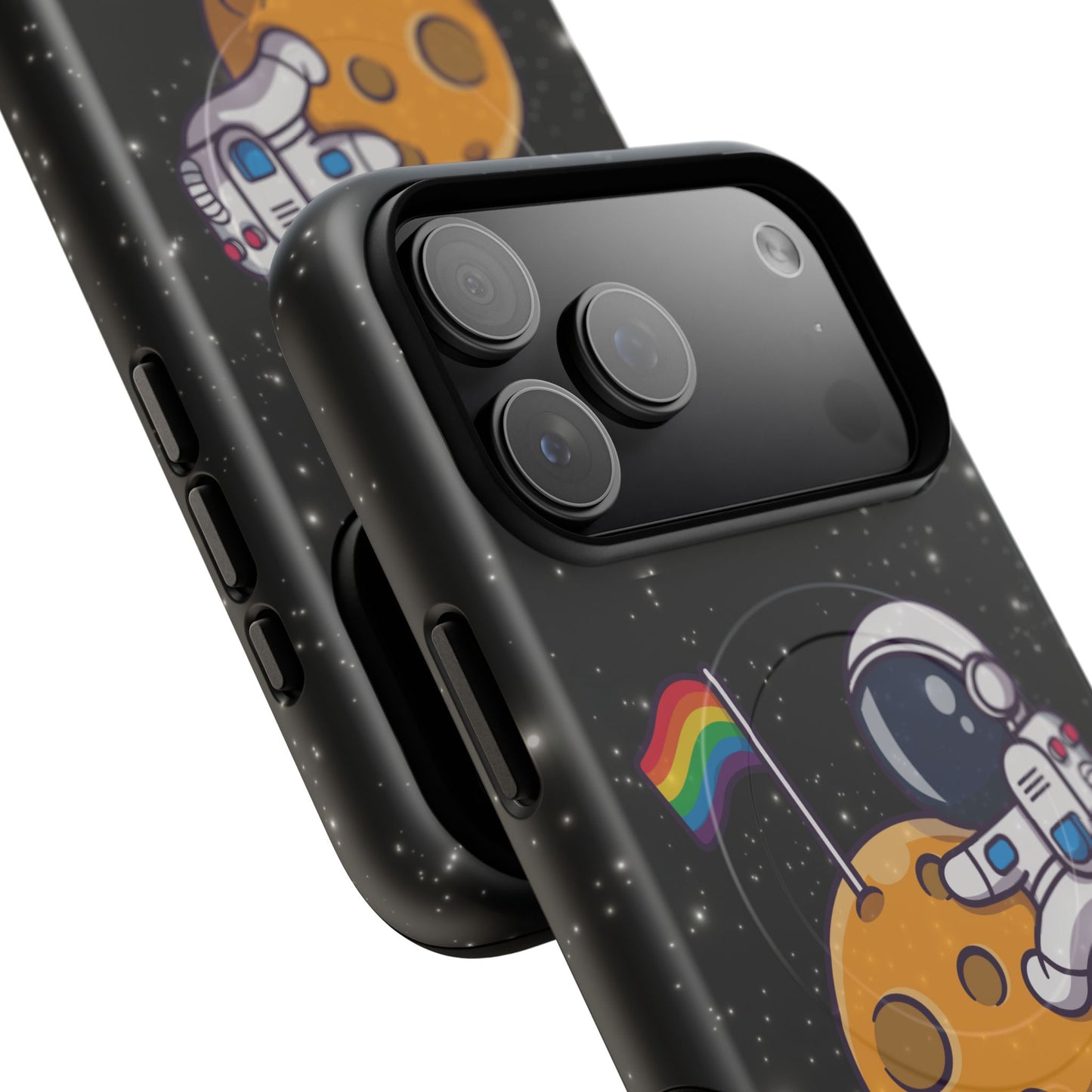 "cosmic queer" lgbtqia+ astronaut magsafe® iphone tough case