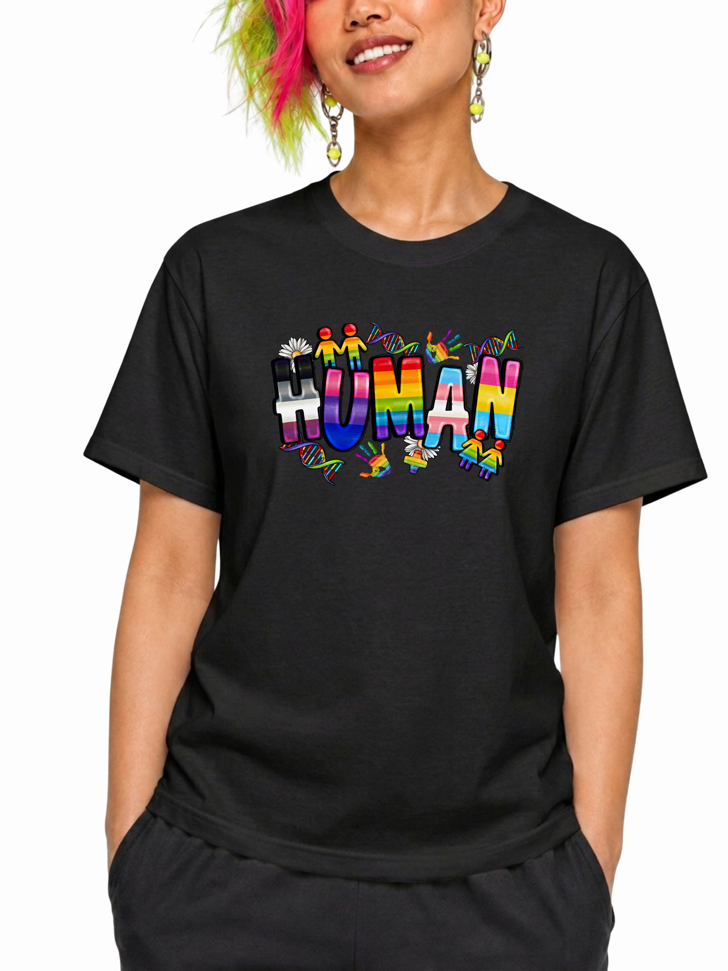 human by design unisex t-shirt – human pride collection