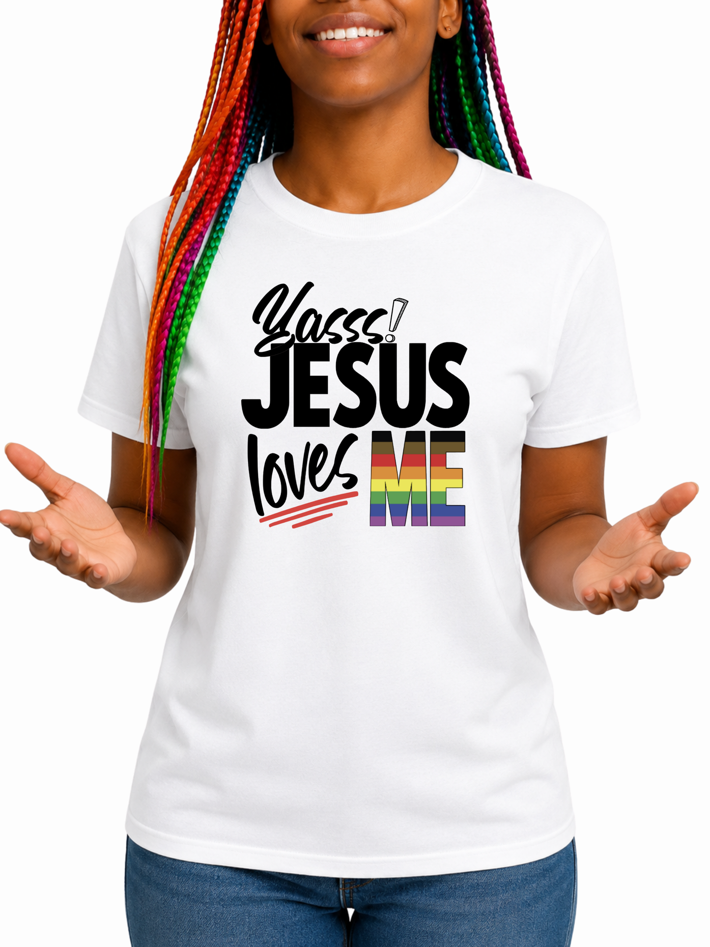 yasss! jesus loves me unisex t-shirt – love collection