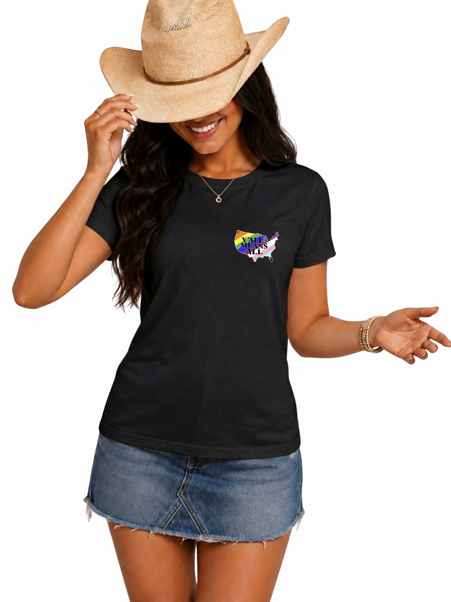 y'all means all unisex t-shirt – love collection