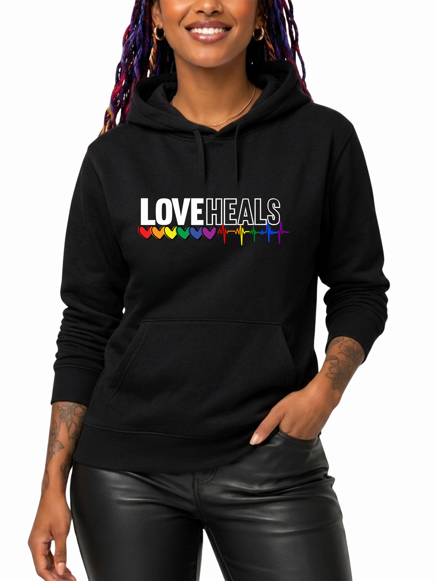 love heals unisex hoodie – love collection