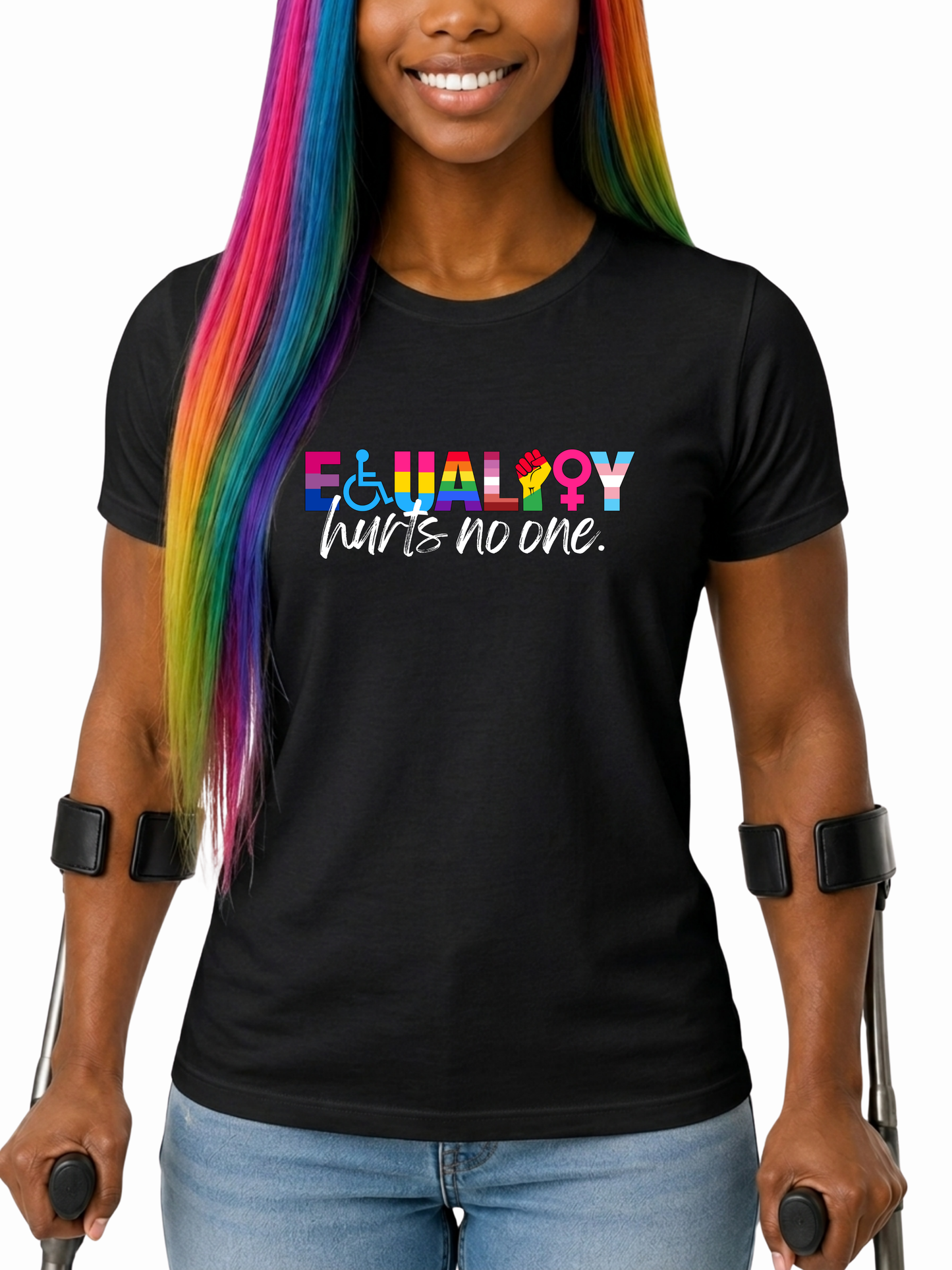 equality hurts no one unisex t-shirt – the power collection
