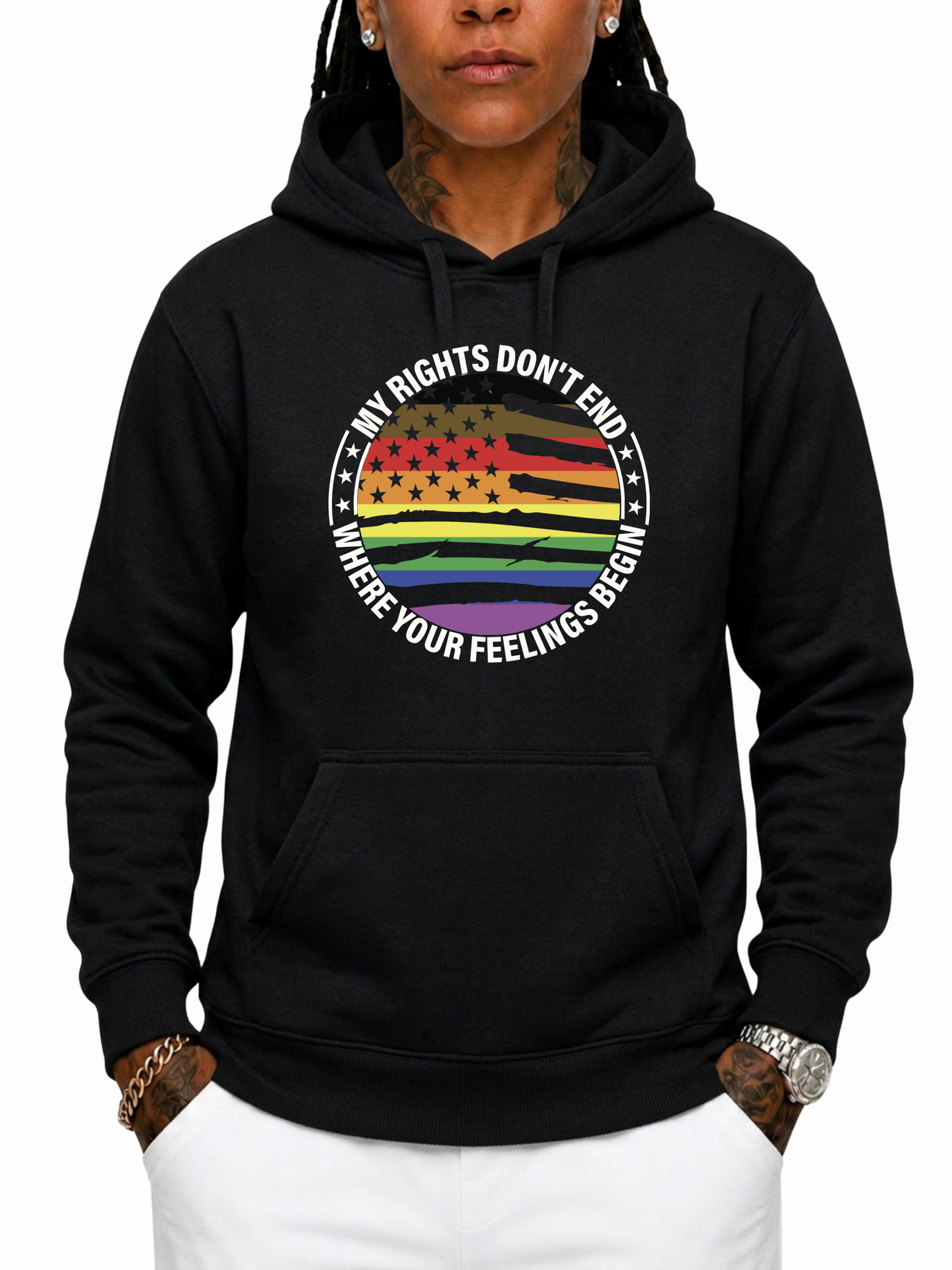 my rights don’t end unisex hoodie – the power collection