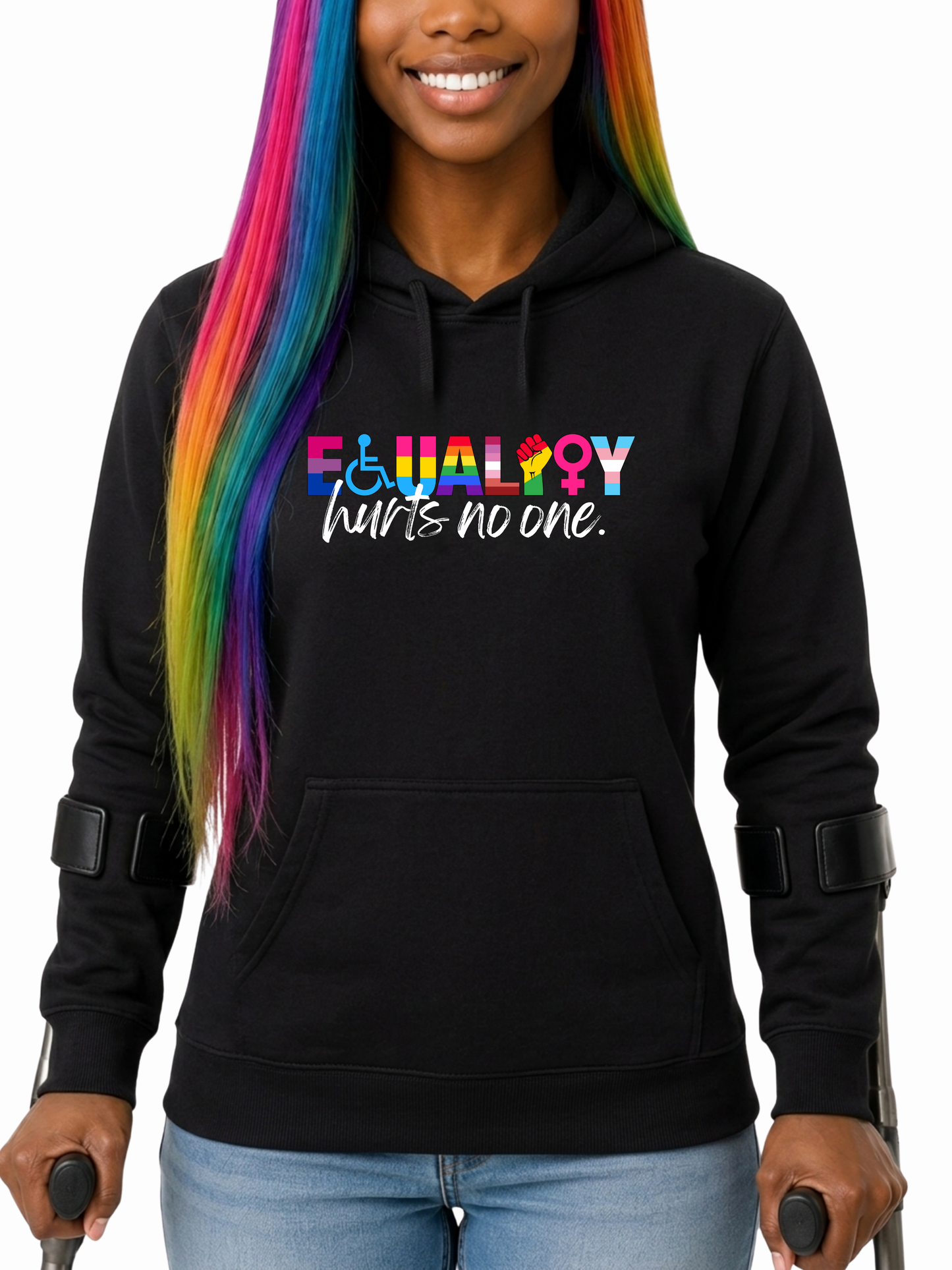 equality hurts no one unisex hoodie – the power collection