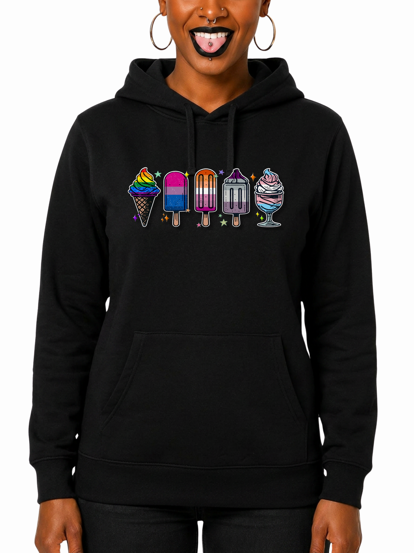 ice cream unisex hoodie – taste of pride collection