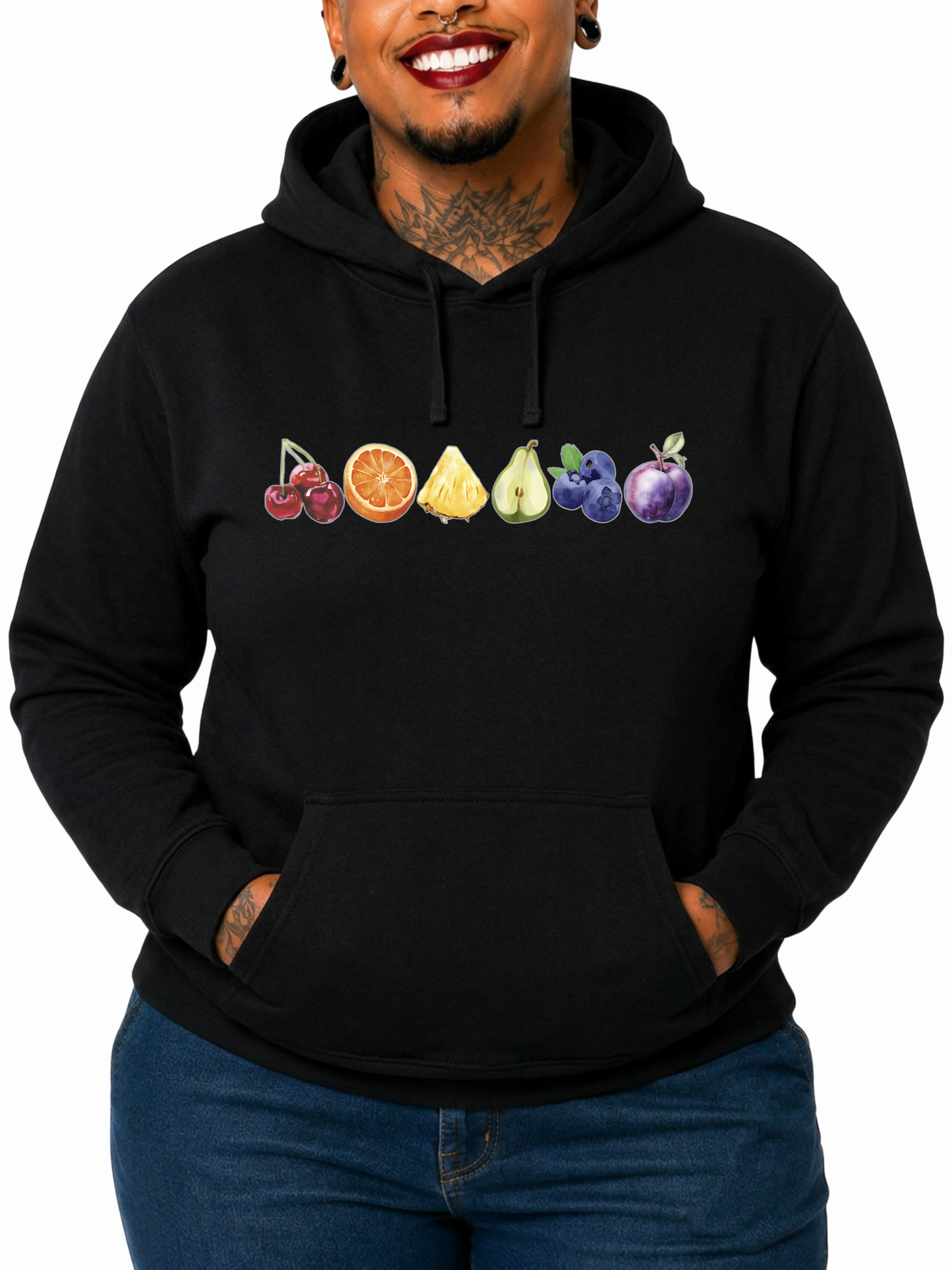 fruity & proud unisex hoodie – taste of pride collection