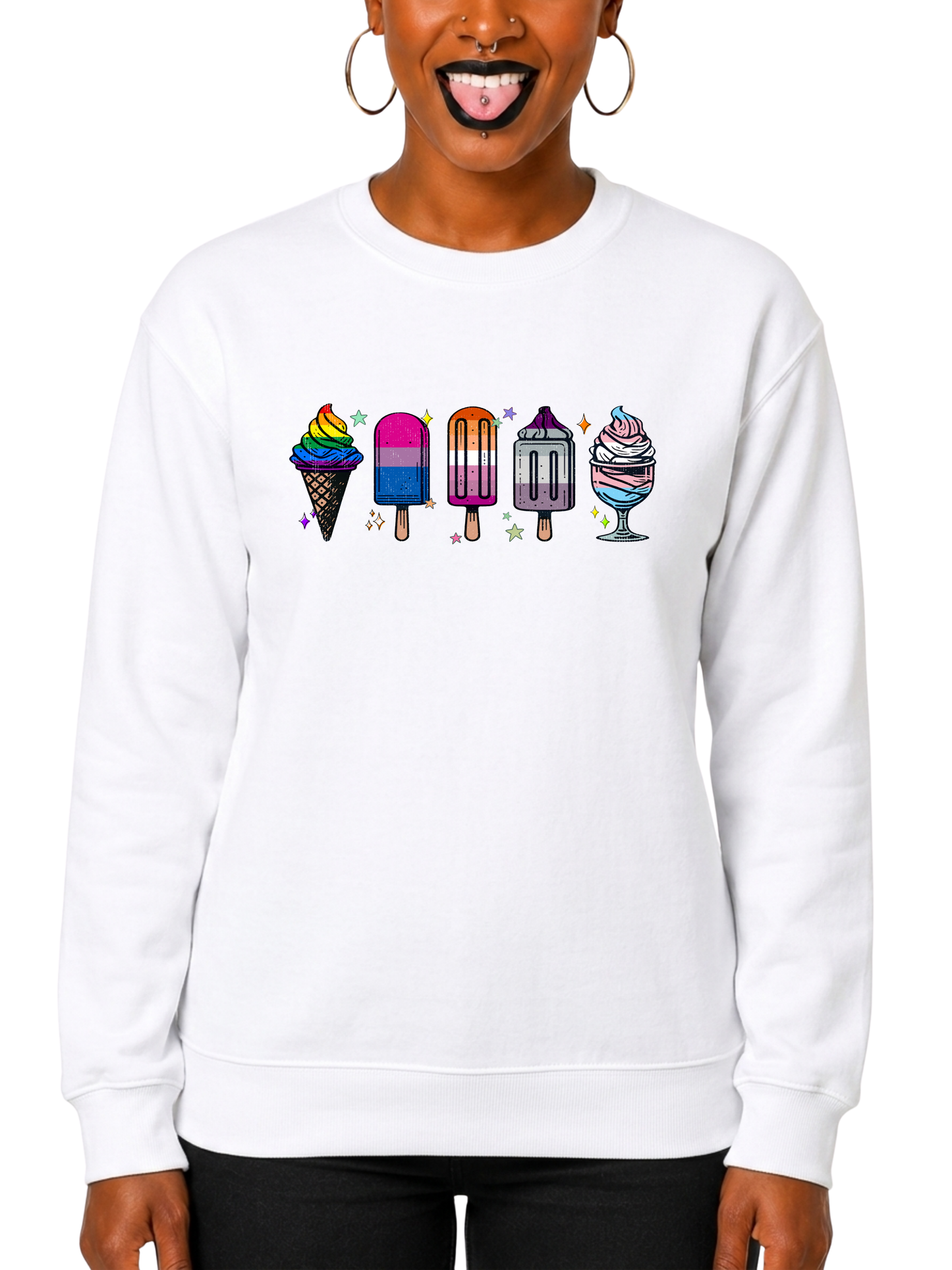 ice cream unisex sweatshirt – taste of pride collection