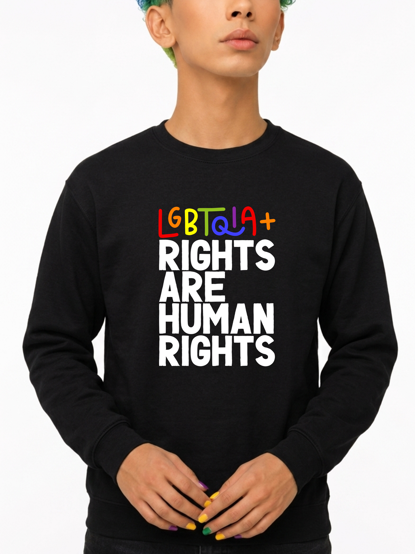 lgbtqia+ rights unisex sweatshirt – the power collection