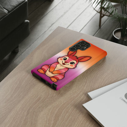 "Hare to Slay" – Lesbian [Femme] Bunny Android Tough Phone Case
