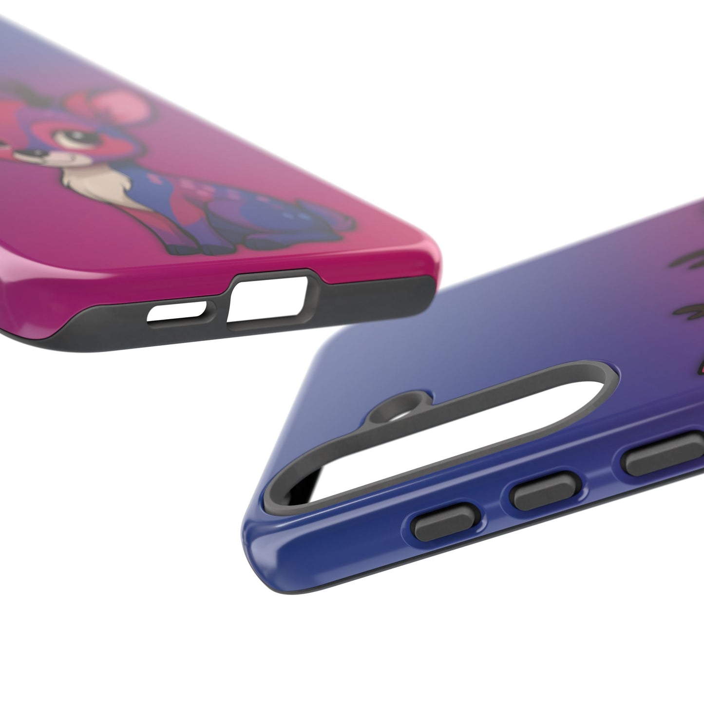 “bi-design” – bisexual pride doe android tough phone case