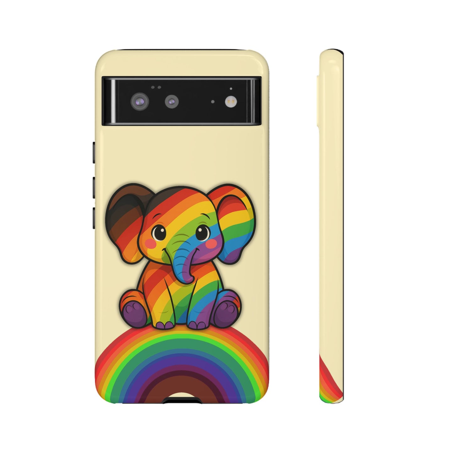 "jumbo joy" – philadelphia pride elephant android tough phone case