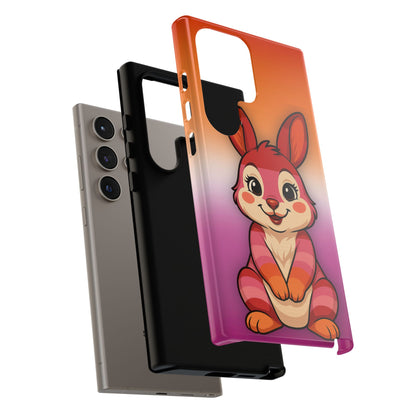 "Hare to Slay" – Lesbian [Femme] Bunny Android Tough Phone Case