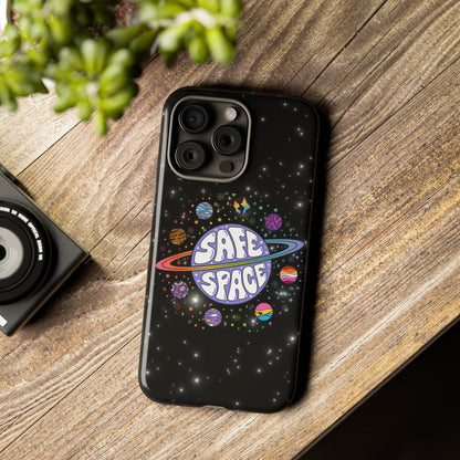 "Safe Space" LGBTQIA+ Pride Galaxy Android Tough Phone Case
