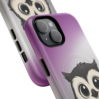 "Ace-Wise" – Asexual Pride Owl MagSafe® iPhone Tough Case