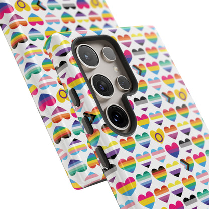 “Heart of Diversity" – Bright Edition – Android Tough Phone Case