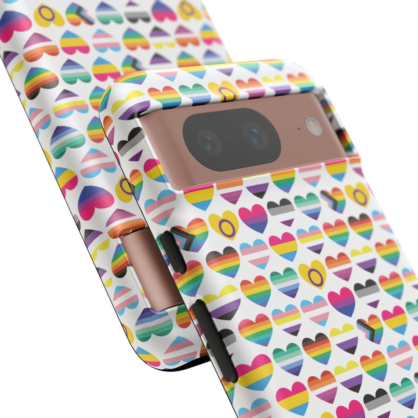 “heart of diversity" – bright edition – android tough phone case