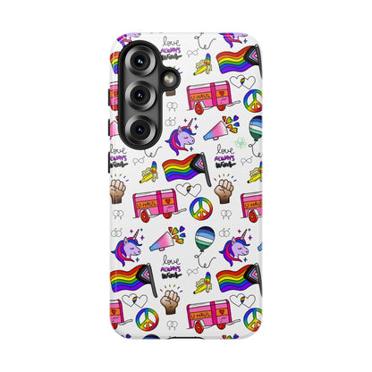 "Identity Mix" LGBTQIA+ Collage Android Tough Phone Case