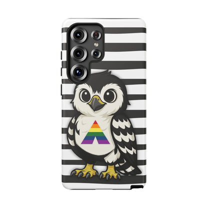 "Fly with Pride" – LGBTQIA+ Ally Pride Hawk Android Tough Phone Case