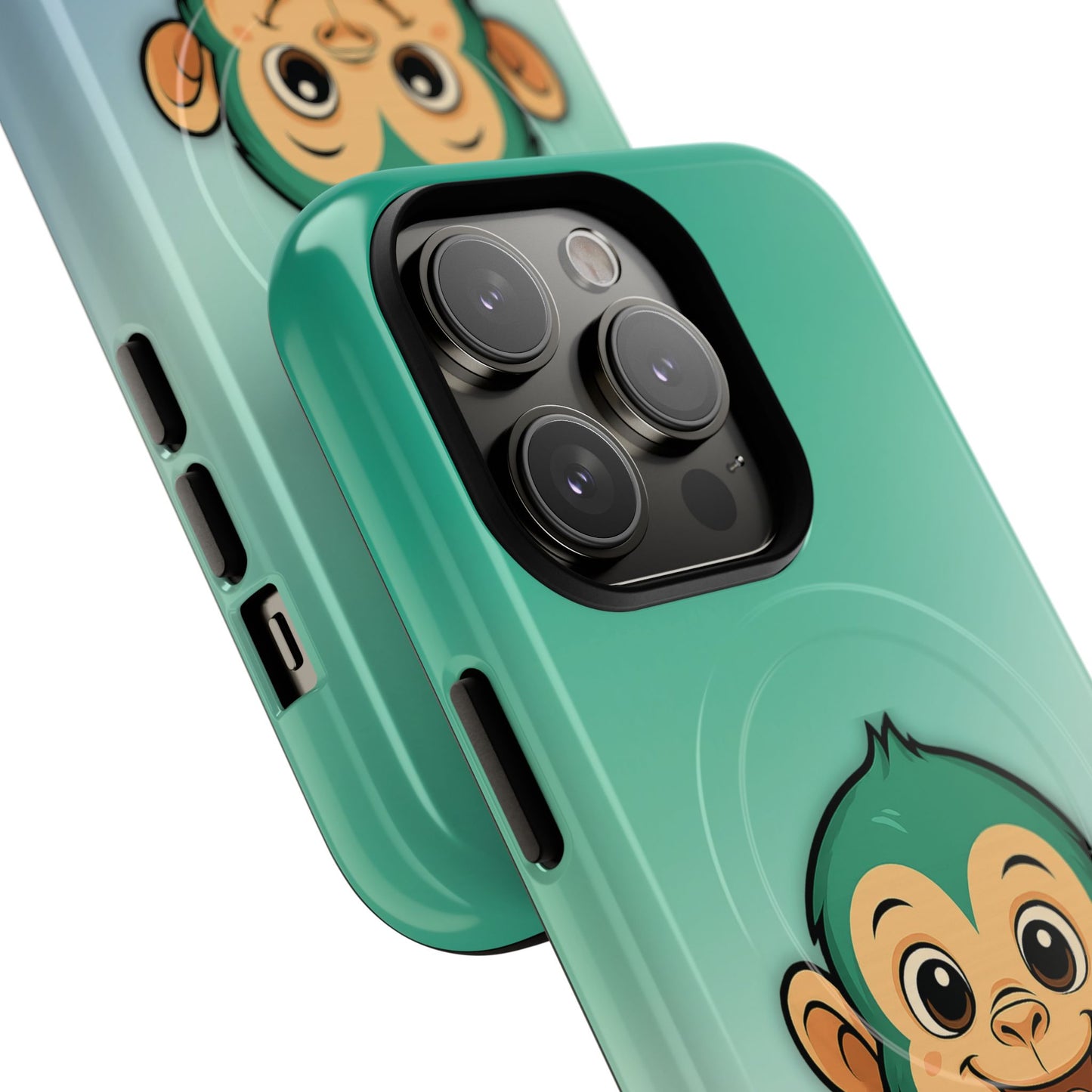 "monkey love" – gay [mlm] pride monkey magsafe® iphone tough case