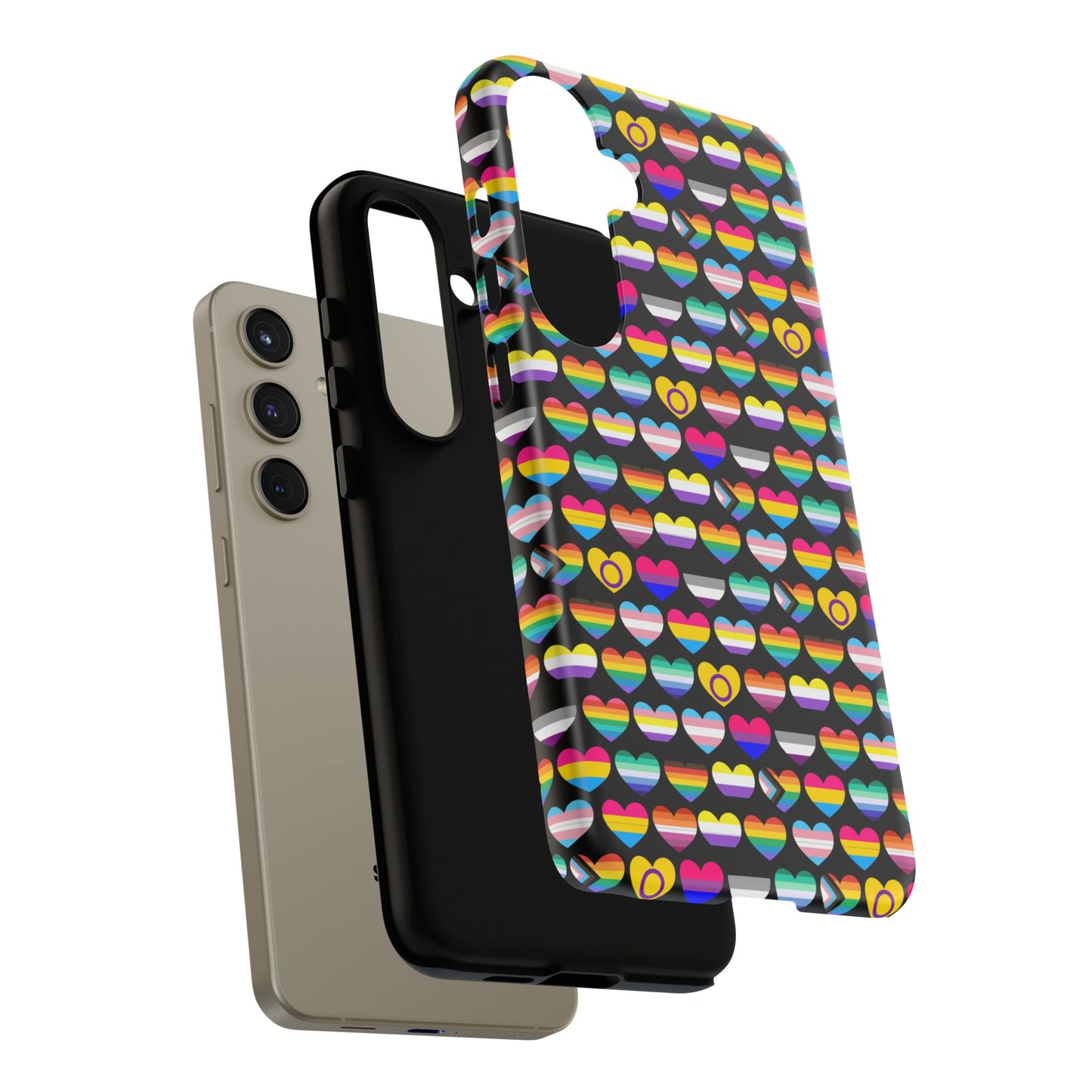 “heart of diversity" – bold edition – android tough phone case