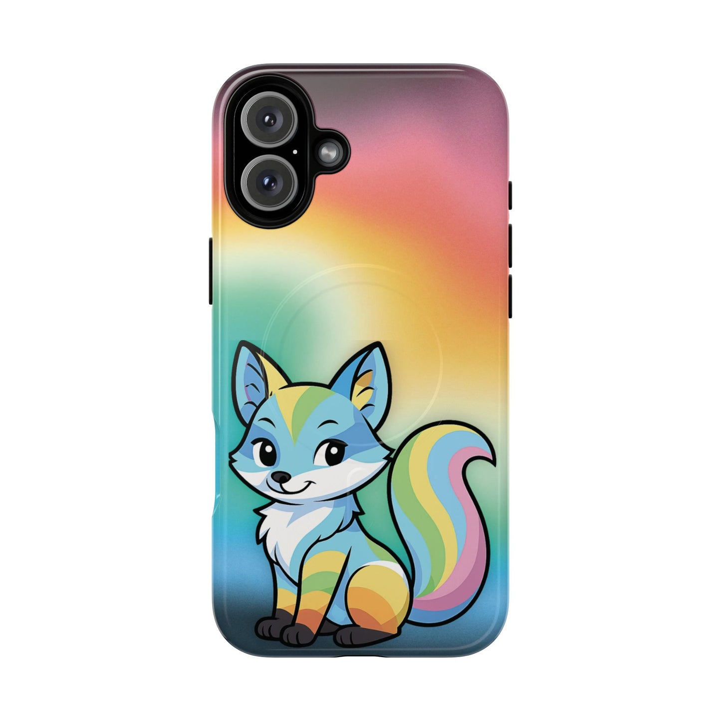 "queer as a fox" – queer pride fox magsafe® iphone case