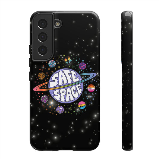 "Safe Space" LGBTQIA+ Pride Galaxy Android Tough Phone Case