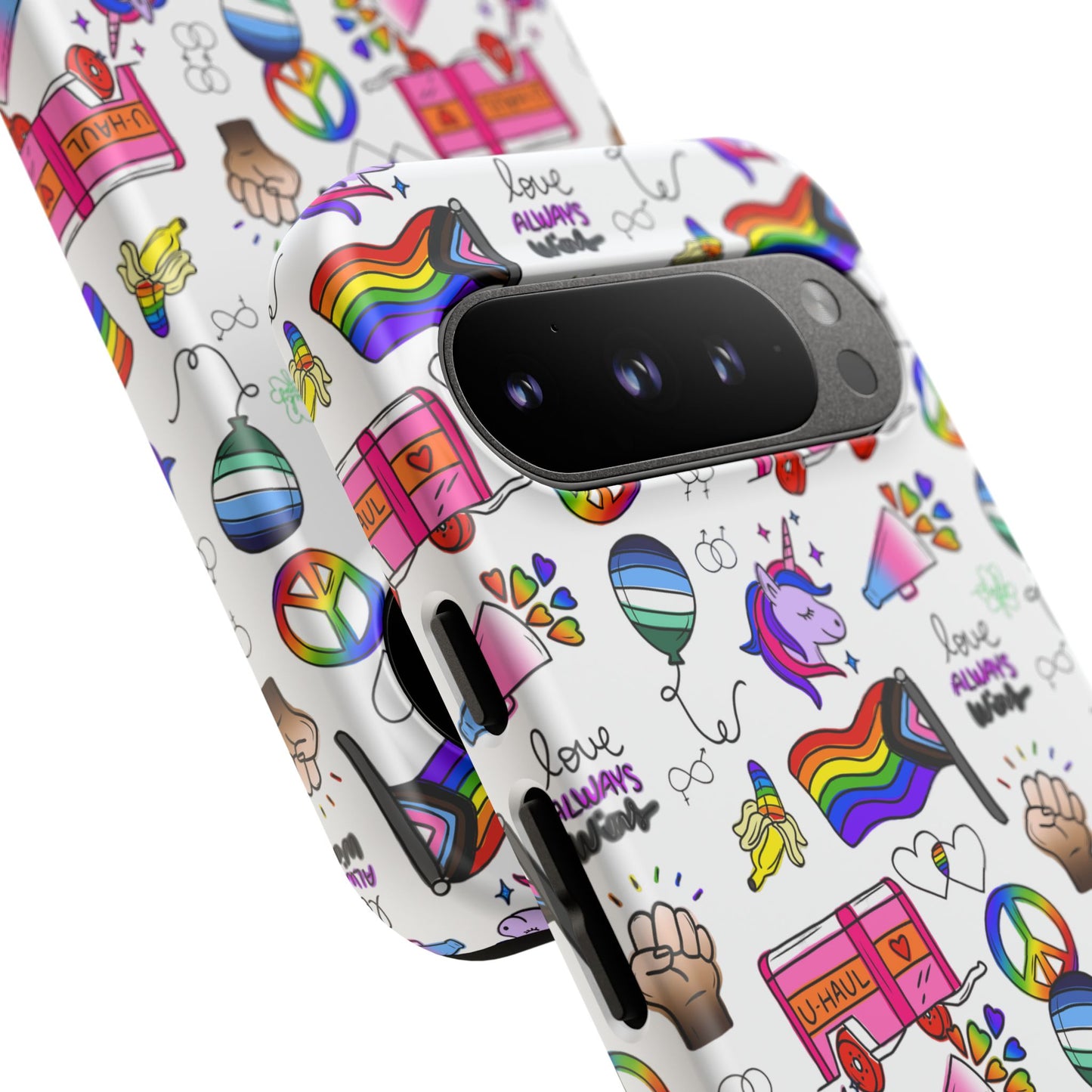 "identity mix" lgbtqia+ collage android tough phone case