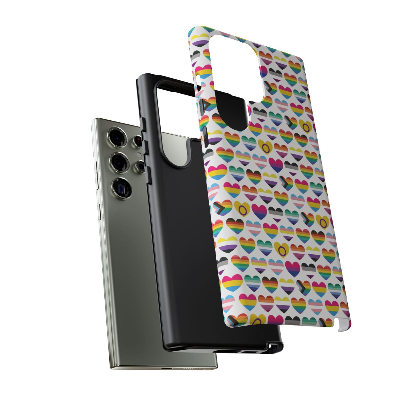 “heart of diversity" – bright edition – android tough phone case