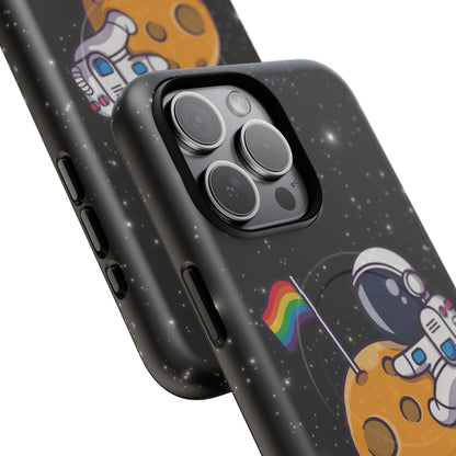 "Cosmic Queer" LGBTQIA+ Astronaut MagSafe® iPhone Tough Case