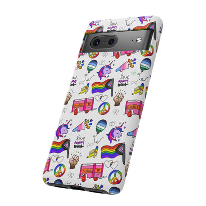 "Identity Mix" LGBTQIA+ Collage Android Tough Phone Case