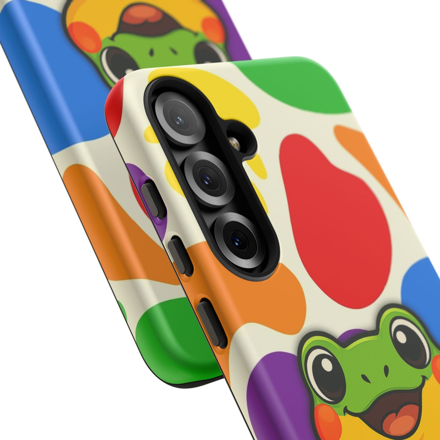 "rainbow ribbit" - lgbtqia+ pride frog android tough phone case
