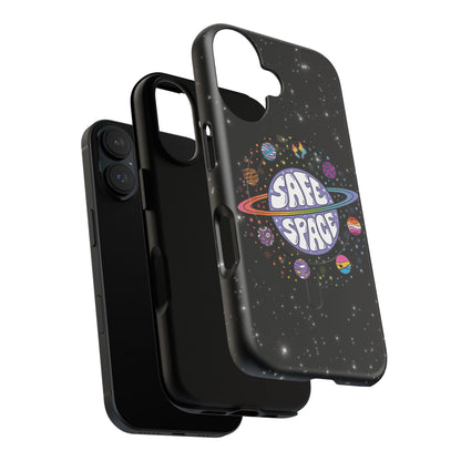 "Safe Space" LGBTQIA+ Pride Galaxy MagSafe® iPhone Case