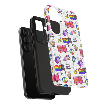 "Identity Mix" LGBTQIA+ Collage Android Tough Phone Case