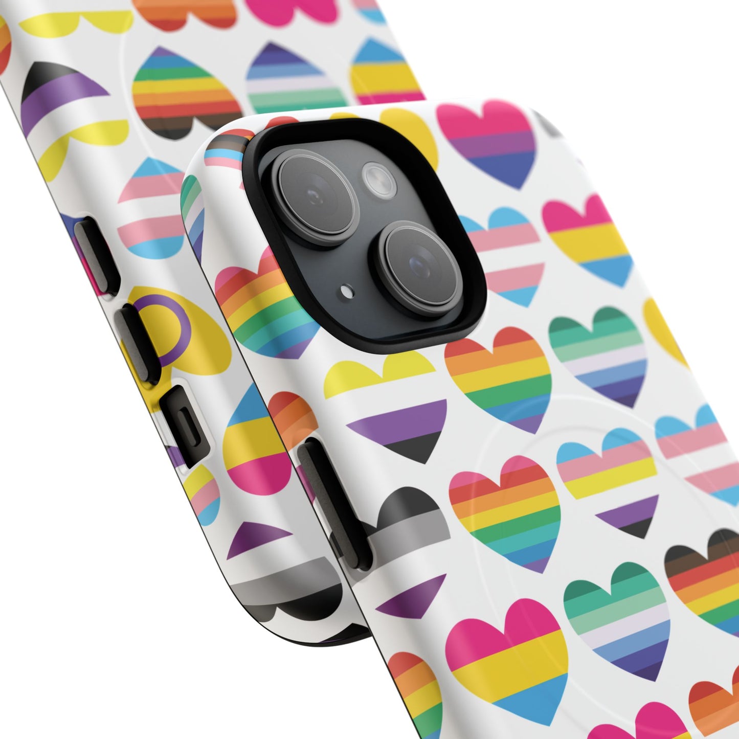 "proud hearts" lgbtqia+ love magsafe® iphone case