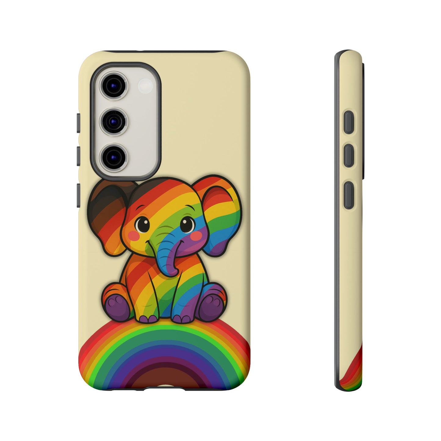 "jumbo joy" – philadelphia pride elephant android tough phone case