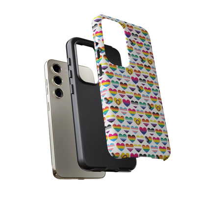 “Heart of Diversity" – Bright Edition – Android Tough Phone Case