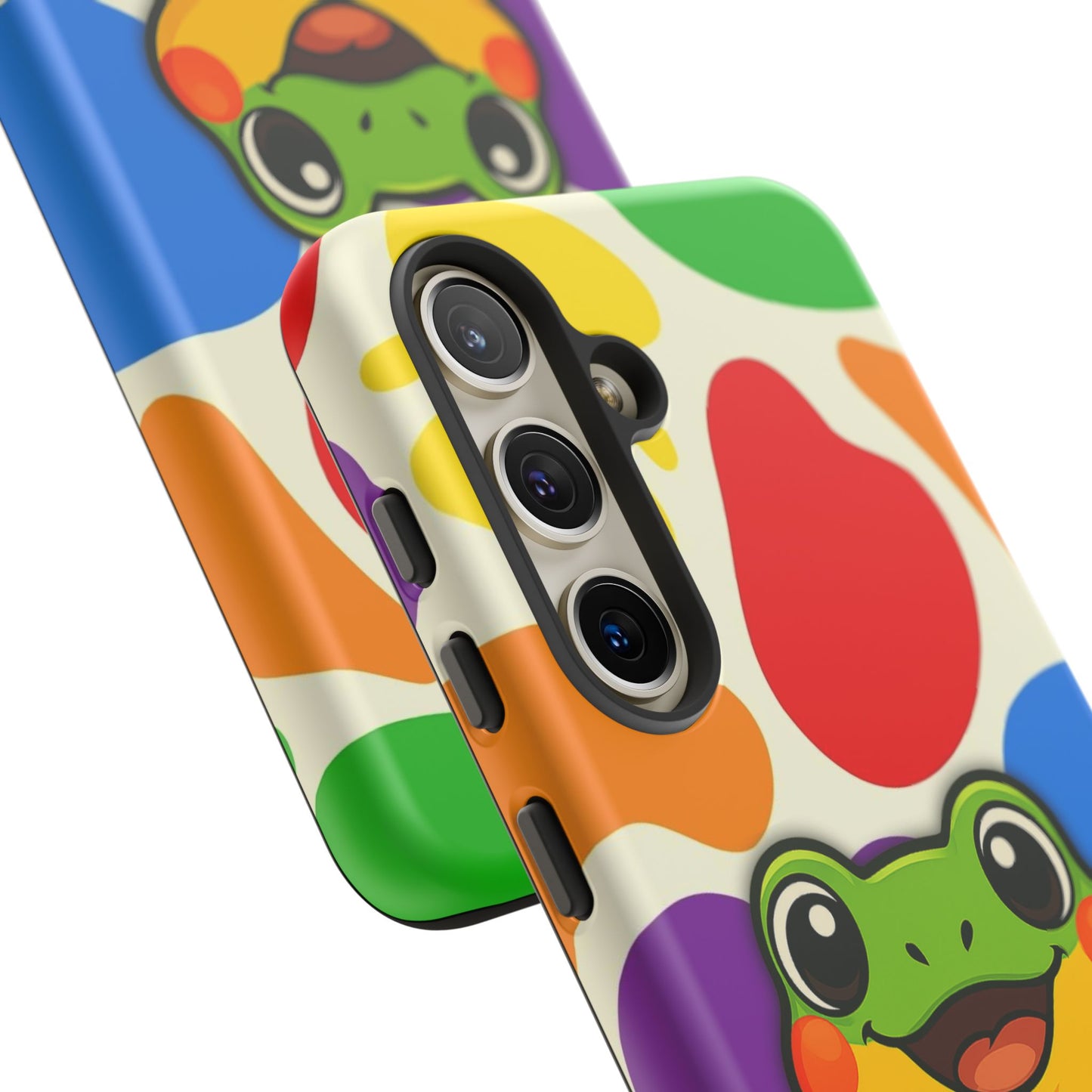"rainbow ribbit" - lgbtqia+ pride frog android tough phone case
