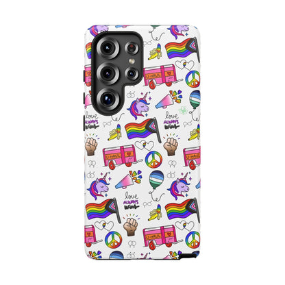 "Identity Mix" LGBTQIA+ Collage Android Tough Phone Case