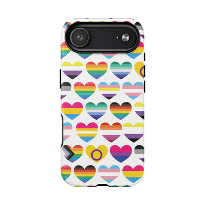"Proud Hearts" LGBTQIA+ Love MagSafe® iPhone Case