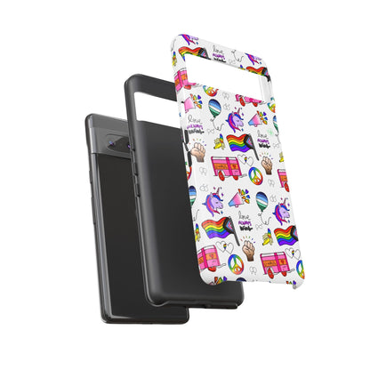 "Identity Mix" LGBTQIA+ Collage Android Tough Phone Case