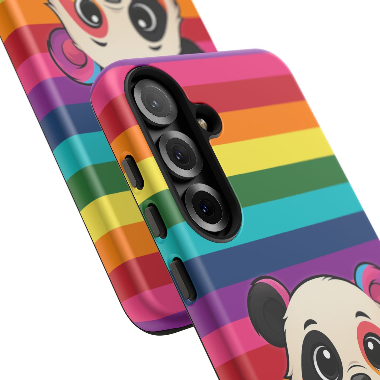 "pridecub" – progress + rainbow pride panda android tough phone case