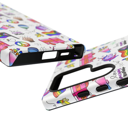 "Identity Mix" LGBTQIA+ Collage Android Tough Phone Case
