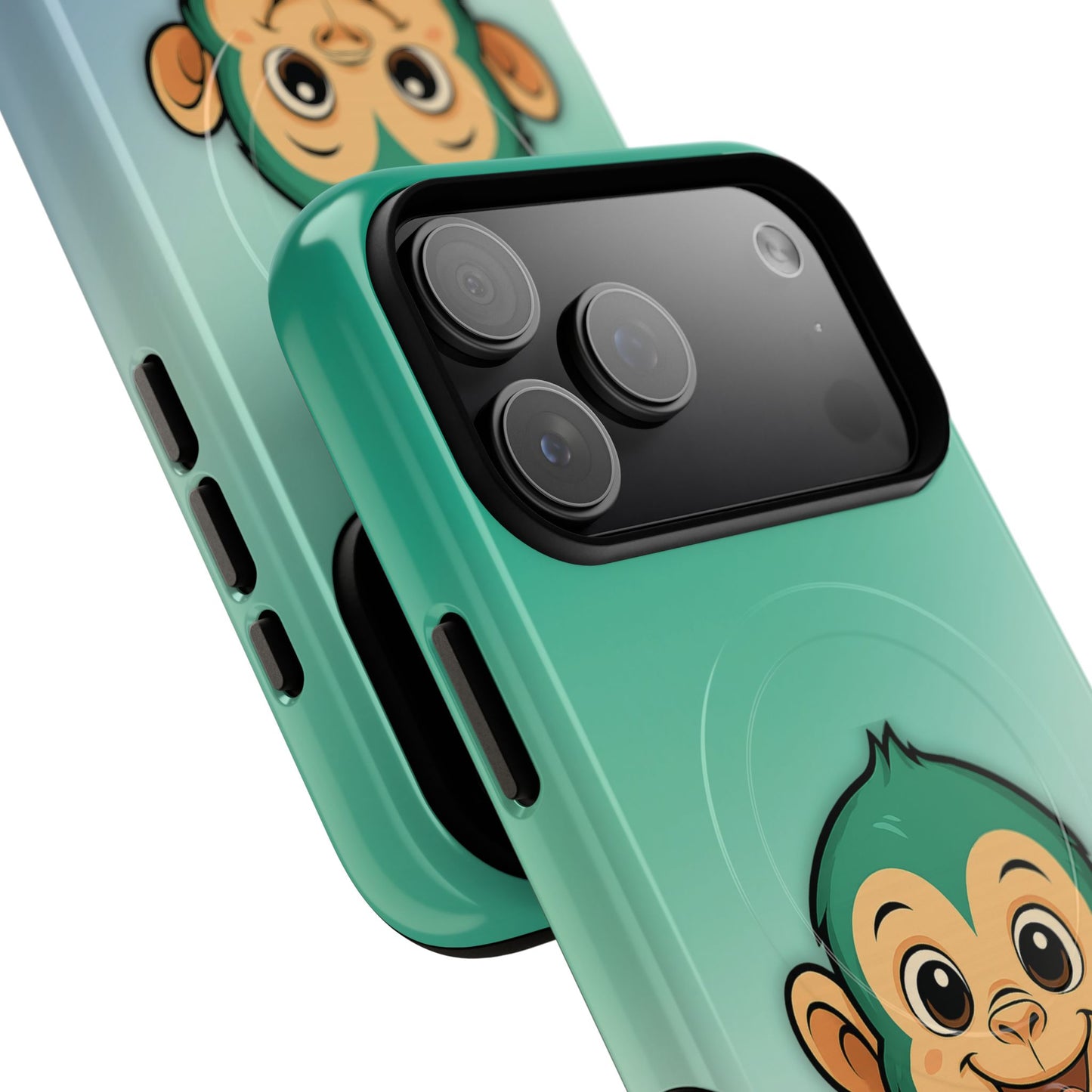 "monkey love" – gay [mlm] pride monkey magsafe® iphone tough case