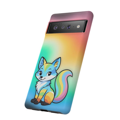 "Queer as a Fox" – Queer Pride Fox Android Tough Phone Case