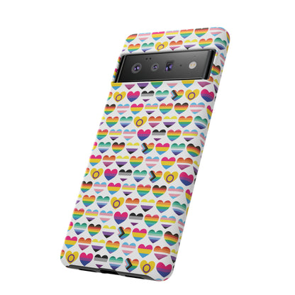 “Heart of Diversity" – Bright Edition – Android Tough Phone Case