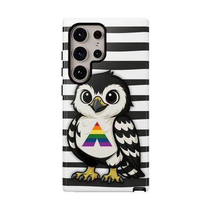 "Fly with Pride" – LGBTQIA+ Ally Pride Hawk Android Tough Phone Case