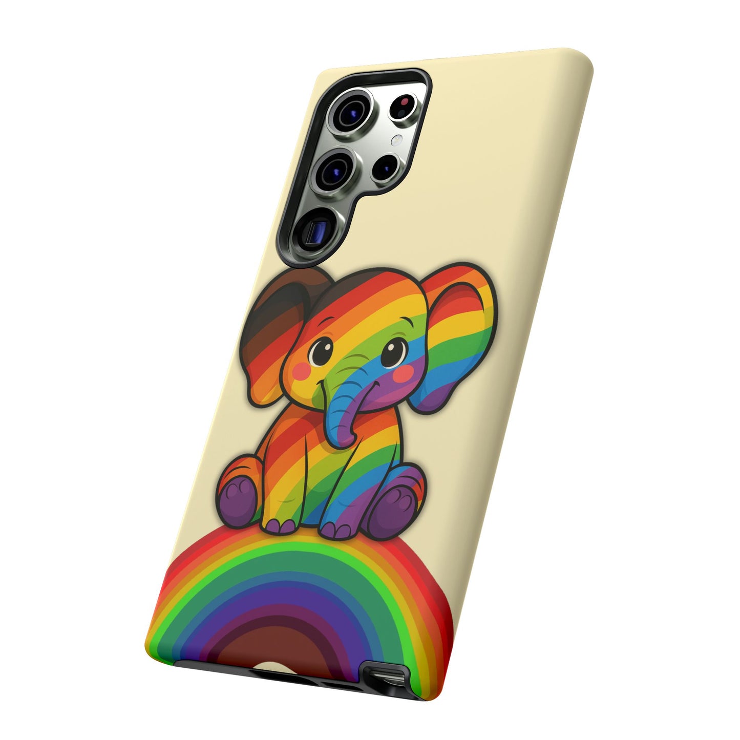 "jumbo joy" – philadelphia pride elephant android tough phone case
