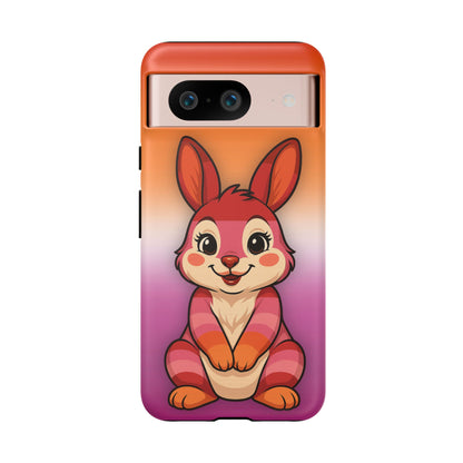 "Hare to Slay" – Lesbian [Femme] Bunny Android Tough Phone Case
