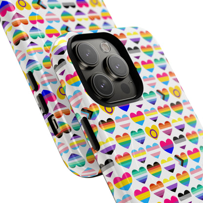 “Heart of Diversity” – Bright Edition – MagSafe® iPhone Tough Case